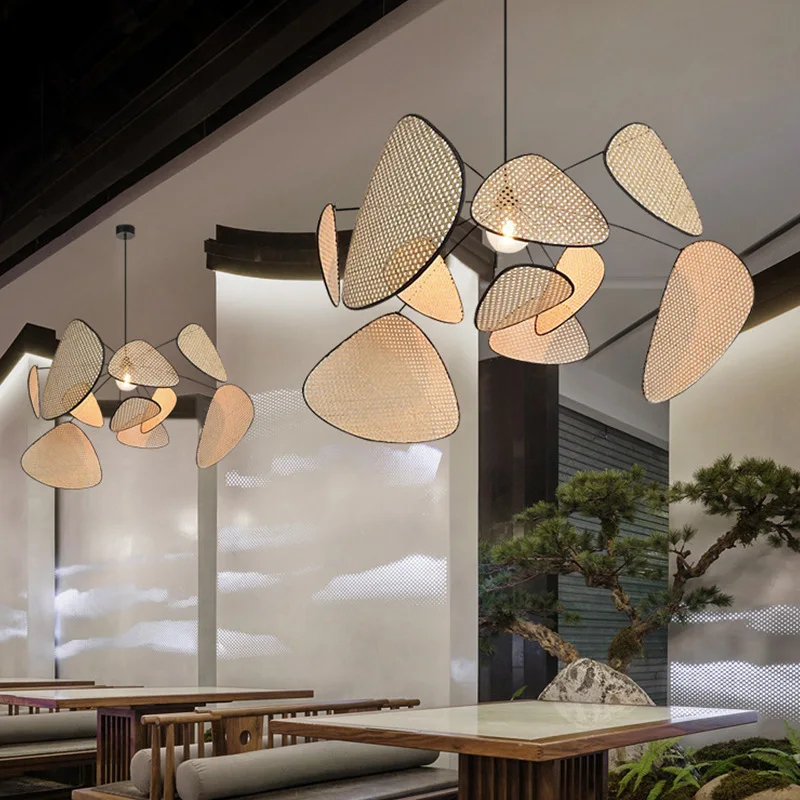 Vintage Wabi Sabi Rattan Pendant Lamp for Homestay Tea Room Zen Restaurant Creative Designer Sample Room Decor Chandeliers
Vintage Wabi Sabi Rattan Pendant Lamp for Homestay Tea Room Zen Restaurant Creative Designer Sample Room Decor Chandeliers