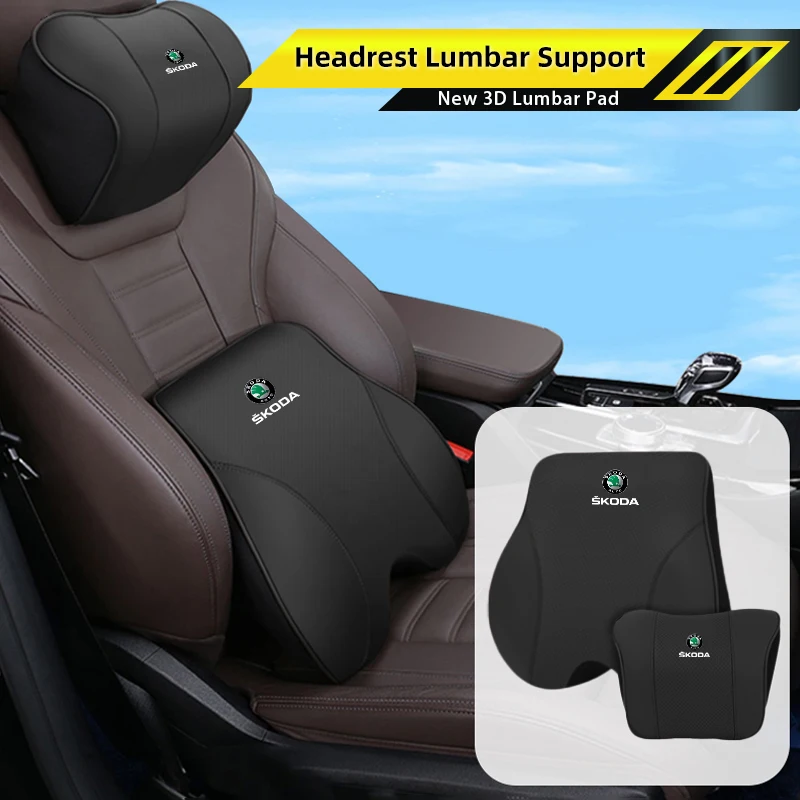 Car Seat Headrest Lumbar Support Pillow Waist Pad Backrest Accessories For Skoda Octavia Rapid Kodiaq Superb Derivative Karoq Fa
Car Seat Headrest Lumbar Support Pillow Waist Pad Backrest Accessories For Skoda Octavia Rapid Kodiaq Superb Derivative Karoq Fa