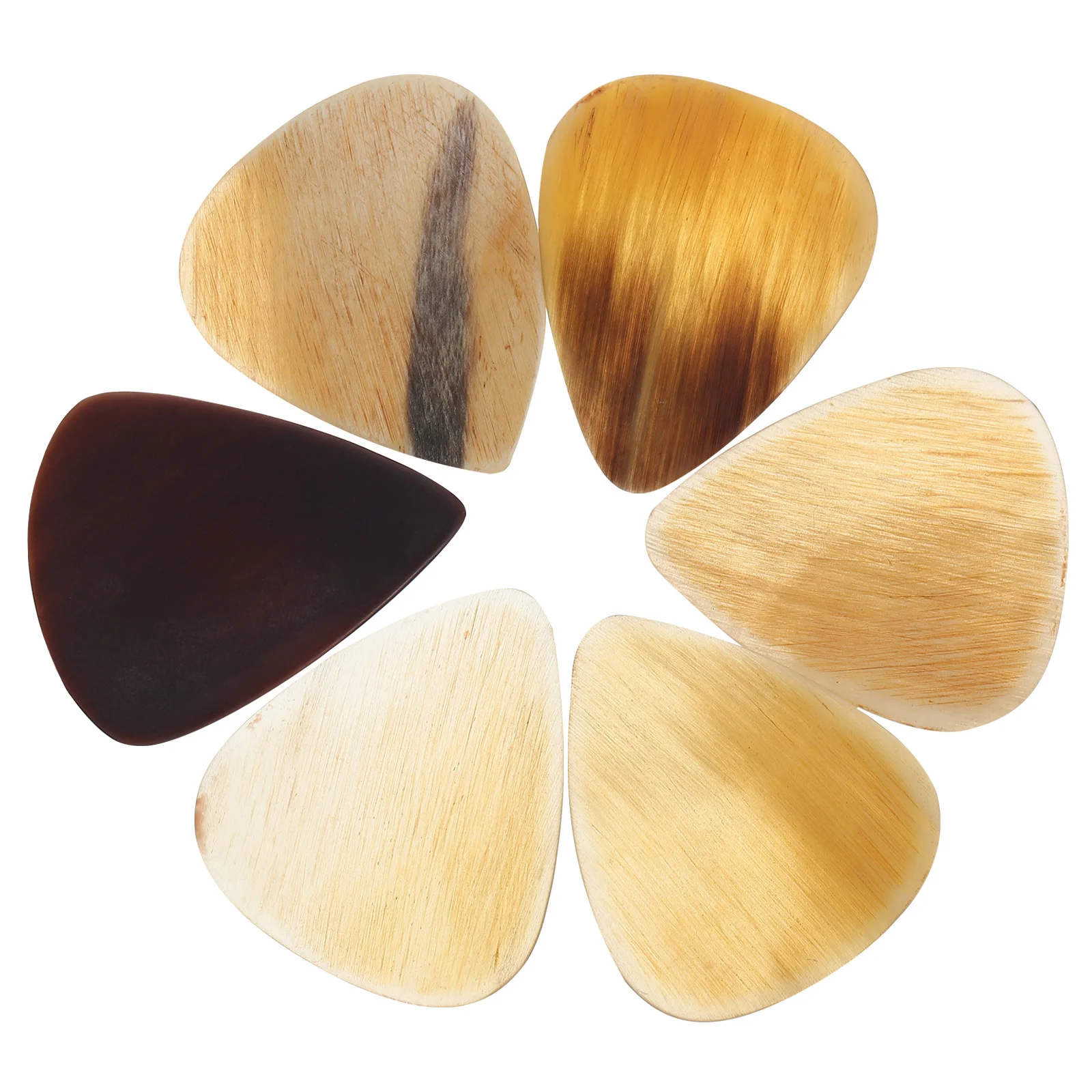 6 Pcs Horn Guitar Picks Triangular Ox Guitars Portable Bass Playing Horns Electric for
6 Pcs Horn Guitar Picks Triangular Ox Guitars Portable Bass Playing Horns Electric for