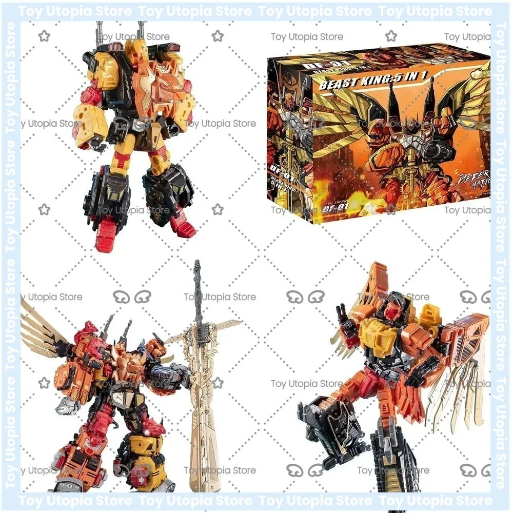 JINBAO 5-in-1 Predaking DF01 Movie Model ABS Extra Large 45cm Assembly Toy Anime Series Transformer Action Figure
JINBAO 5-in-1 Predaking DF01 Movie Model ABS Extra Large 45cm Assembly Toy Anime Series Transformer Action Figure