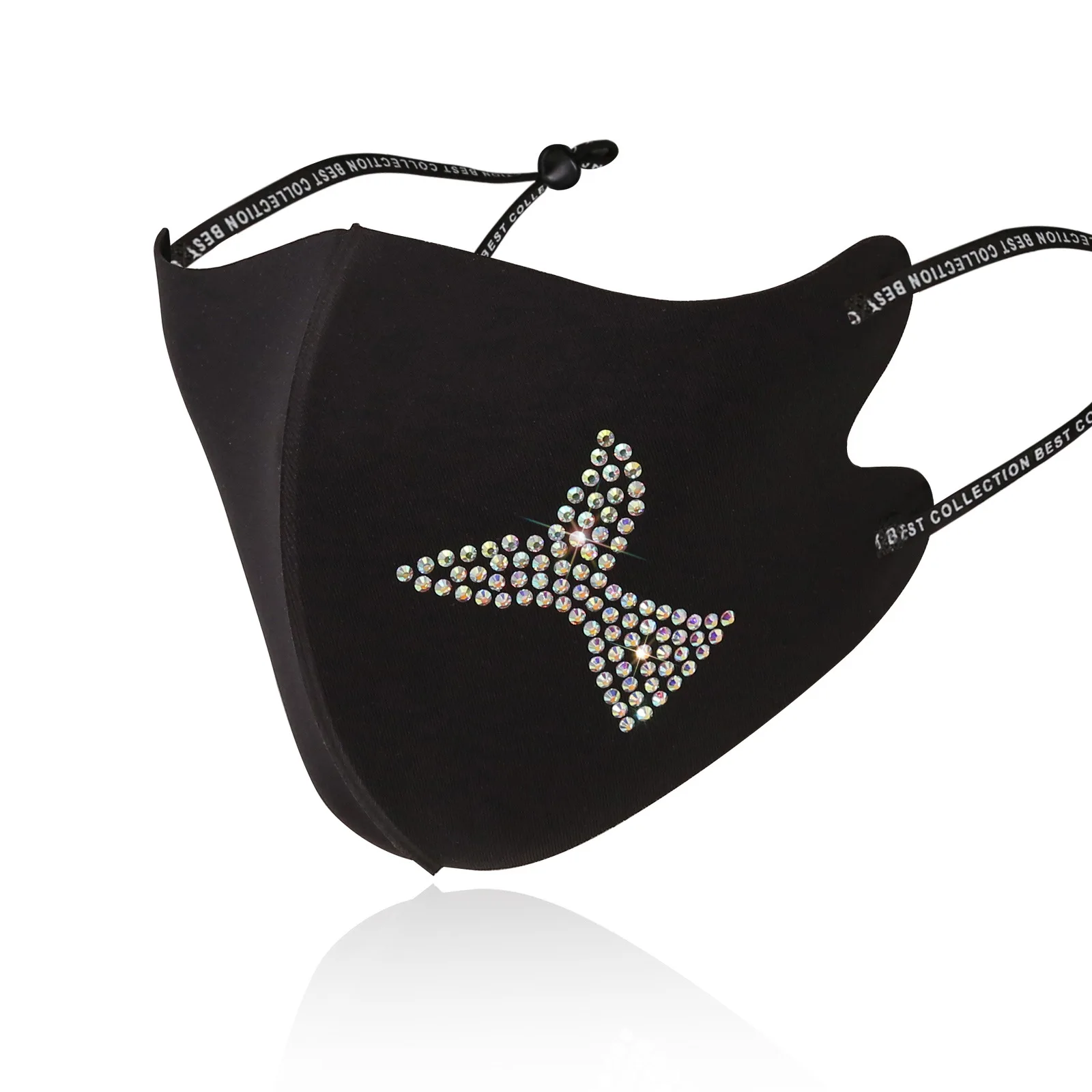 Women's Mask with Diamond Decoration Colorful Fishtail Personality Rhinestone Dust Mask Breathable Summer Masks wholesale
Women's Mask with Diamond Decoration Colorful Fishtail Personality Rhinestone Dust Mask Breathable Summer Masks wholesale
