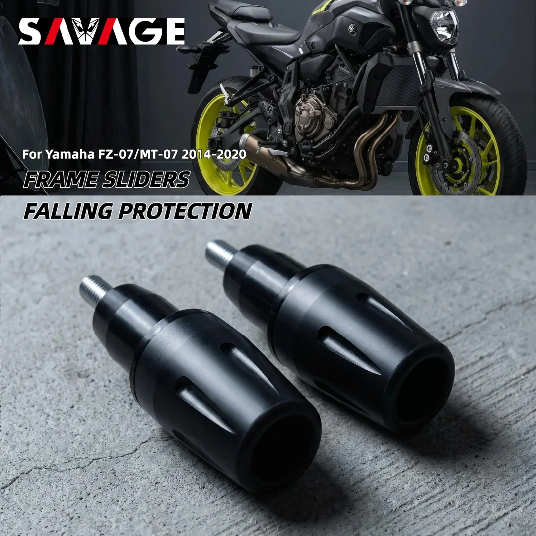 SAVAGE Motorcycle Frame Slider Crash Protector Anti Fall Guard For Yamaha FZ-07 MT-07 2014-2020
SAVAGE Motorcycle Frame Slider Crash Protector Anti Fall Guard For Yamaha FZ-07 MT-07 2014-2020