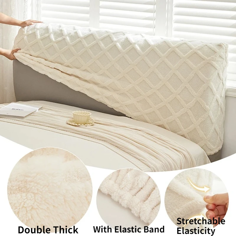 1pc 2026 Thick Diamond Grid Soft Velvet Bed Head Cover Headboard Cover All-inclusive Solid Color Bedside Bed Back Dust Protector
1pc 2026 Thick Diamond Grid Soft Velvet Bed Head Cover Headboard Cover All-inclusive Solid Color Bedside Bed Back Dust Protector