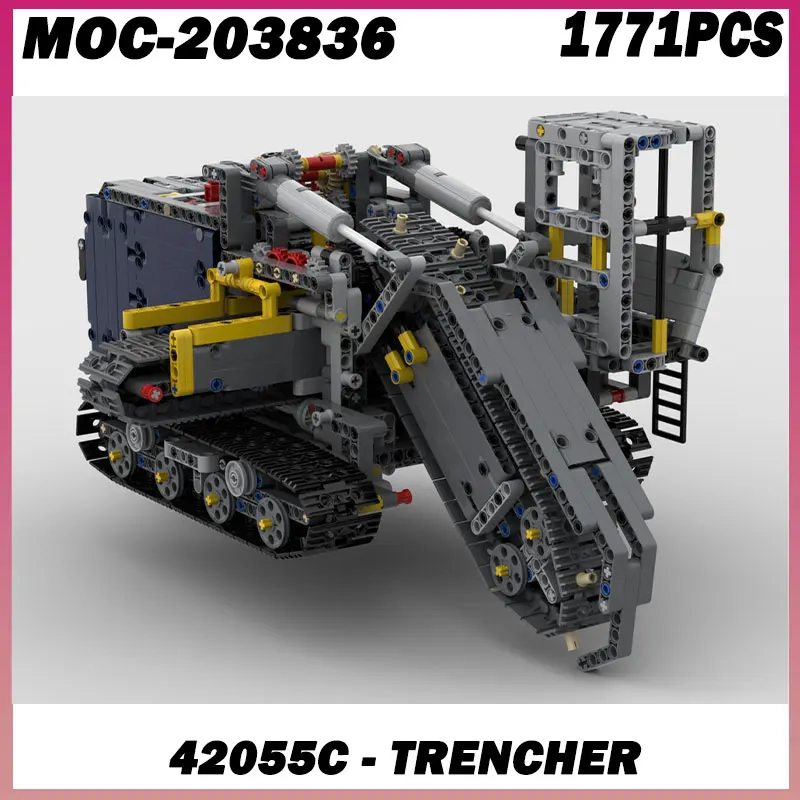 1771PCS MOC-203836 Moc Building Bricks Big Combine 42055C - Trencher Truck Technology Modular Blocks Gifts Christmas Toys DIY
1771PCS MOC-203836 Moc Building Bricks Big Combine 42055C - Trencher Truck Technology Modular Blocks Gifts Christmas Toys DIY
