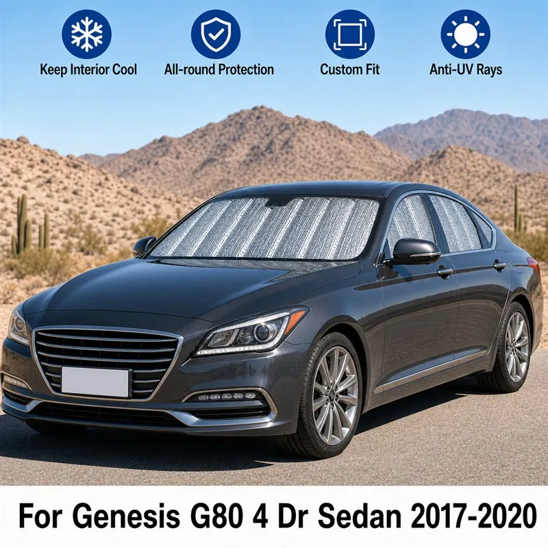 For Genesis G80 4 Dr Sedan 2017-2020 Full Set Car Window Sunshades UV Block Privacy Heat Insulated Foldable Car Curtain
For Genesis G80 4 Dr Sedan 2017-2020 Full Set Car Window Sunshades UV Block Privacy Heat Insulated Foldable Car Curtain