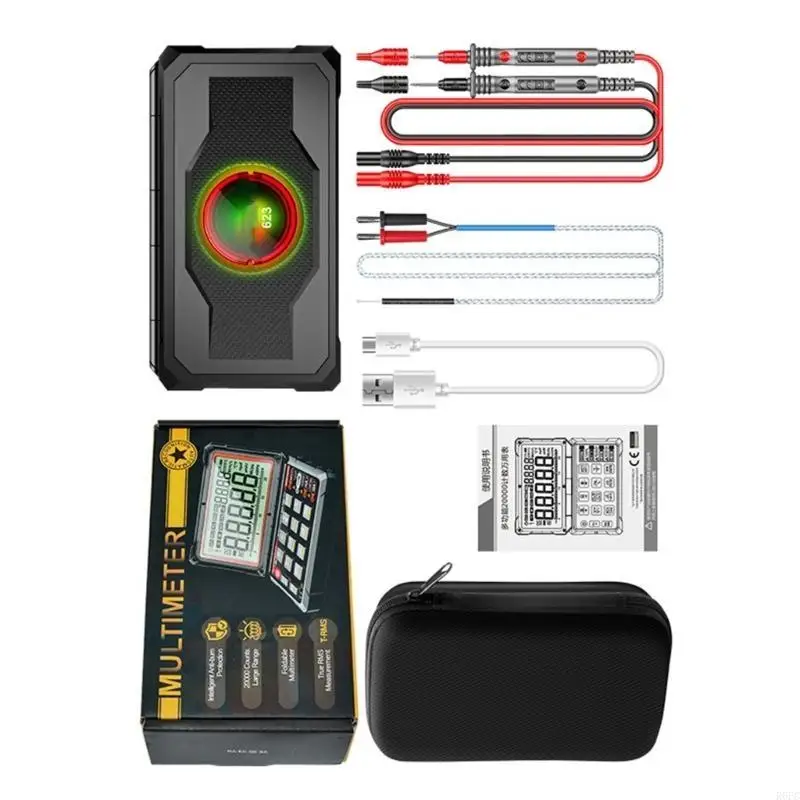 Intelligent 623 Digital Multimeter 19999 Counts with Automatic Shut Off and Polarity Indication for Lab Testing
Intelligent 623 Digital Multimeter 19999 Counts with Automatic Shut Off and Polarity Indication for Lab Testing