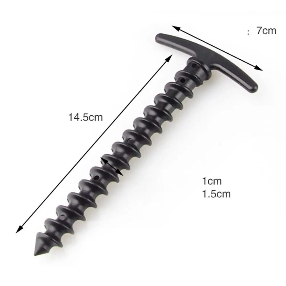 10 Pcs Nylon Tent Pegs Stakes for Sand Beach Camping Ground Tents Plastic Spiral High Strength Rust Resistant Portable
10 Pcs Nylon Tent Pegs Stakes for Sand Beach Camping Ground Tents Plastic Spiral High Strength Rust Resistant Portable
