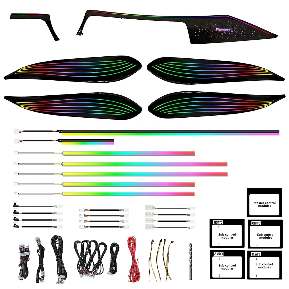 ICarsin Upgrade Symphony Ambient Lighting Kit For BMW 3 Series 2014-2019 F30 340i Interior LED Light Accessories Trim Panel
ICarsin Upgrade Symphony Ambient Lighting Kit For BMW 3 Series 2014-2019 F30 340i Interior LED Light Accessories Trim Panel