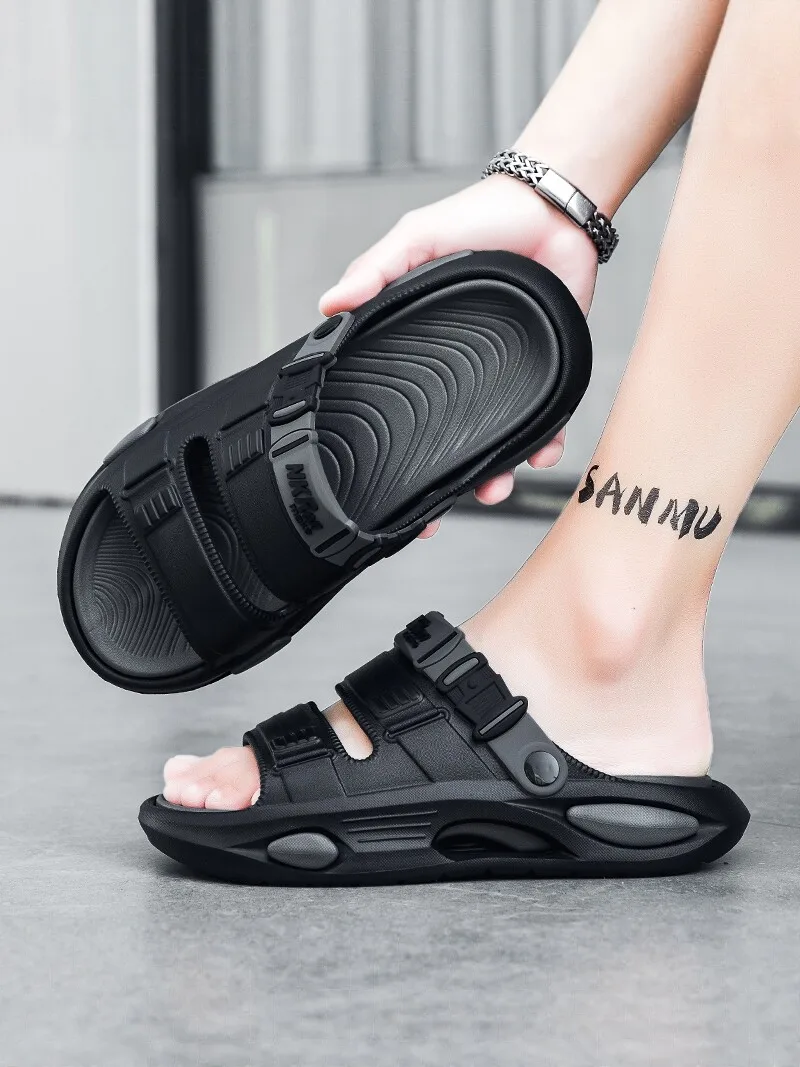 Men's Summer Outdoor Sports Beach Sandals Anti-Slip Driving Two-Purpose Slippers Comfortable Wearing Flat EVA Material Shoes
Men's Summer Outdoor Sports Beach Sandals Anti-Slip Driving Two-Purpose Slippers Comfortable Wearing Flat EVA Material Shoes