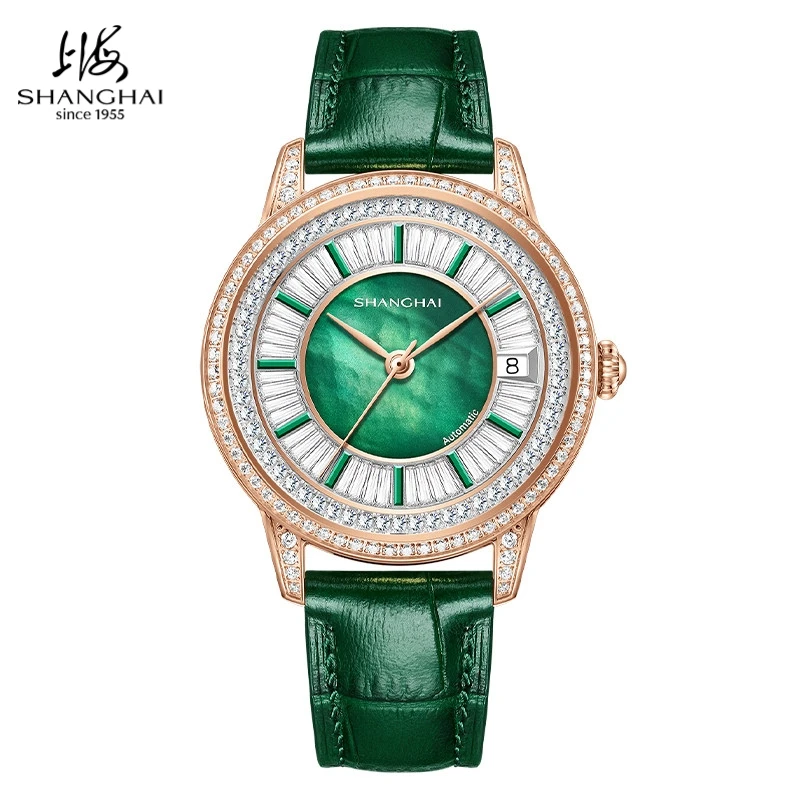 Shanghai Watch Chandelier Series Luxury Women's Automatic Watches 36mm Mechanical Wristwatch Sapphire Genuine Leather Watch 2250
Shanghai Watch Chandelier Series Luxury Women's Automatic Watches 36mm Mechanical Wristwatch Sapphire Genuine Leather Watch 2250