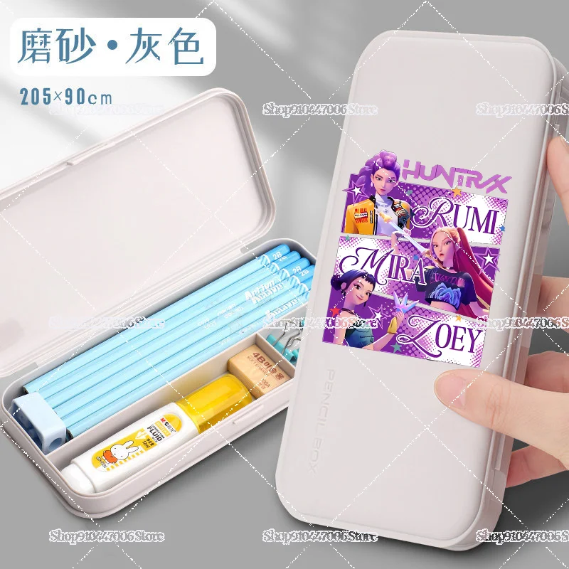 Cartoon Anime Kpop Demon Hunters Pencil Box for Students Stationary Storage Pencilcase Huntrix Saja Boys Derpy Tiger Penbag Gift
Cartoon Anime Kpop Demon Hunters Pencil Box for Students Stationary Storage Pencilcase Huntrix Saja Boys Derpy Tiger Penbag Gift