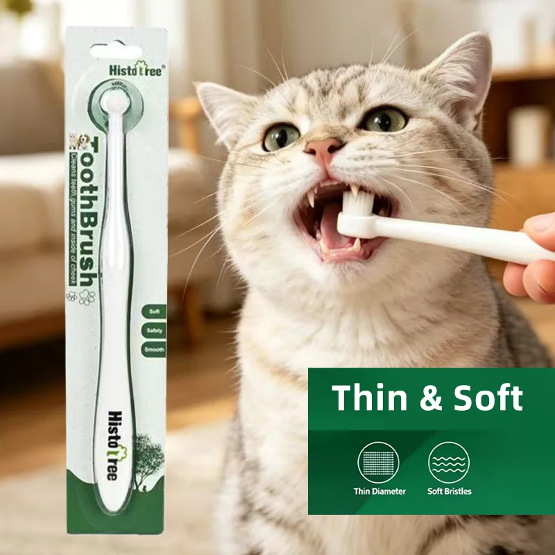 Dog & Cat Toothbrush Small head removes bad breath and tartar Soft fine bristles for teeth cleaning and care Pet
Dog & Cat Toothbrush Small head removes bad breath and tartar Soft fine bristles for teeth cleaning and care Pet