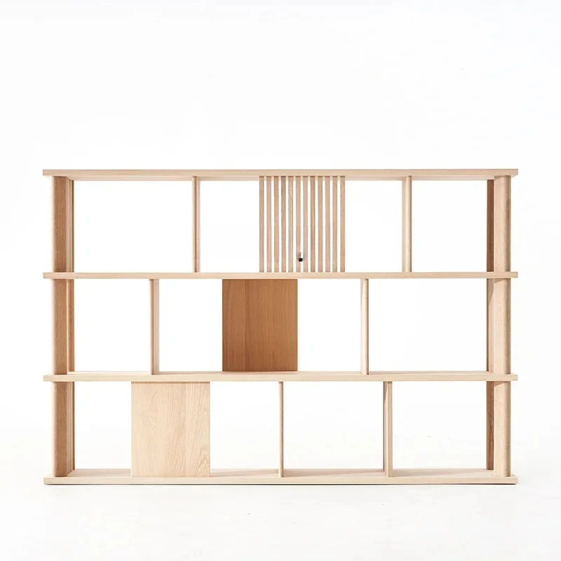 45 Ming Bookshelf Log White Oak Entrance Rack Nordic and Japanese Style Design Display Stand
45 Ming Bookshelf Log White Oak Entrance Rack Nordic and Japanese Style Design Display Stand
