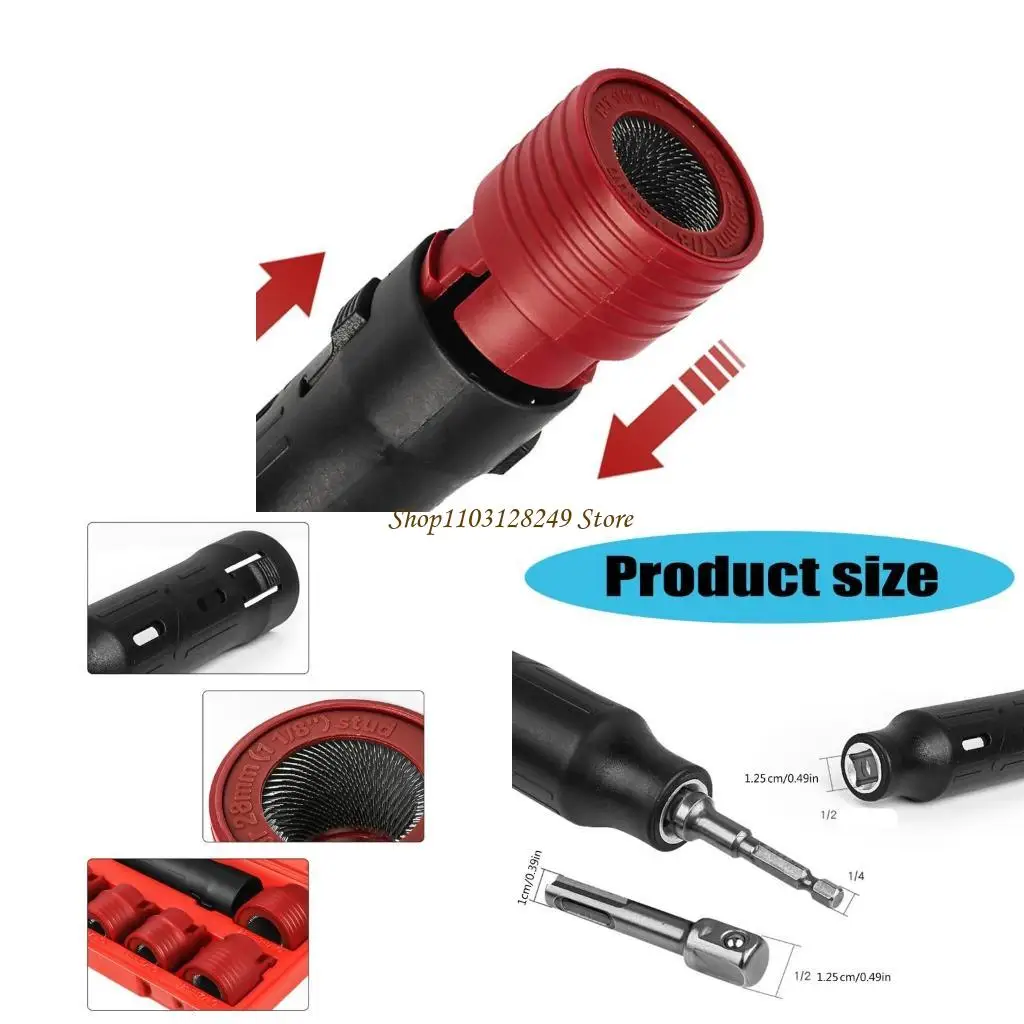 N5KD Complete Wheel Studs rusts Removal set Studs Cleaner set 9pcs for Pneumatic Tool
N5KD Complete Wheel Studs rusts Removal set Studs Cleaner set 9pcs for Pneumatic Tool