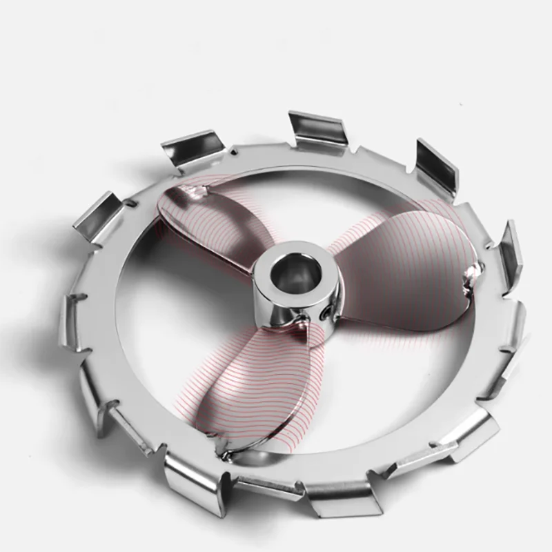 1PCS Composite ring integrated 304 stainless steel high shear three-blade mixing paddle dispersion disk impeller sleeve
1PCS Composite ring integrated 304 stainless steel high shear three-blade mixing paddle dispersion disk impeller sleeve