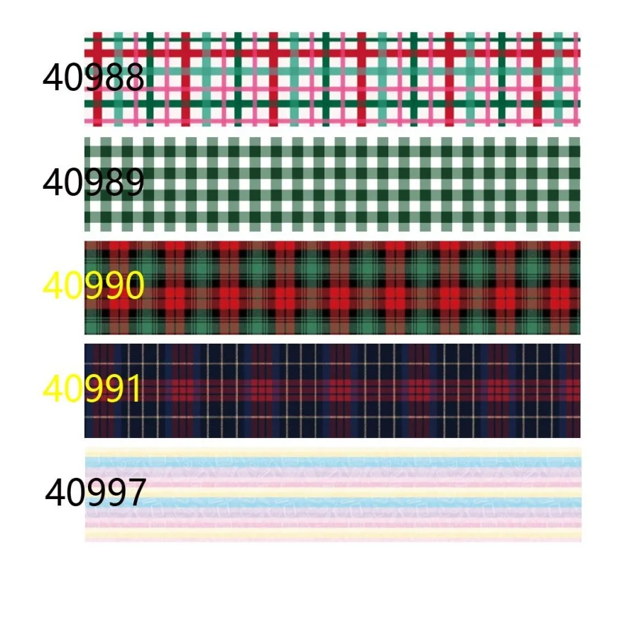 5yards Green and Red Plaid Grosgrain Ribbon Printed Rainbow Ribbons for Hairbows Crafts Material DIY Accessories
5yards Green and Red Plaid Grosgrain Ribbon Printed Rainbow Ribbons for Hairbows Crafts Material DIY Accessories