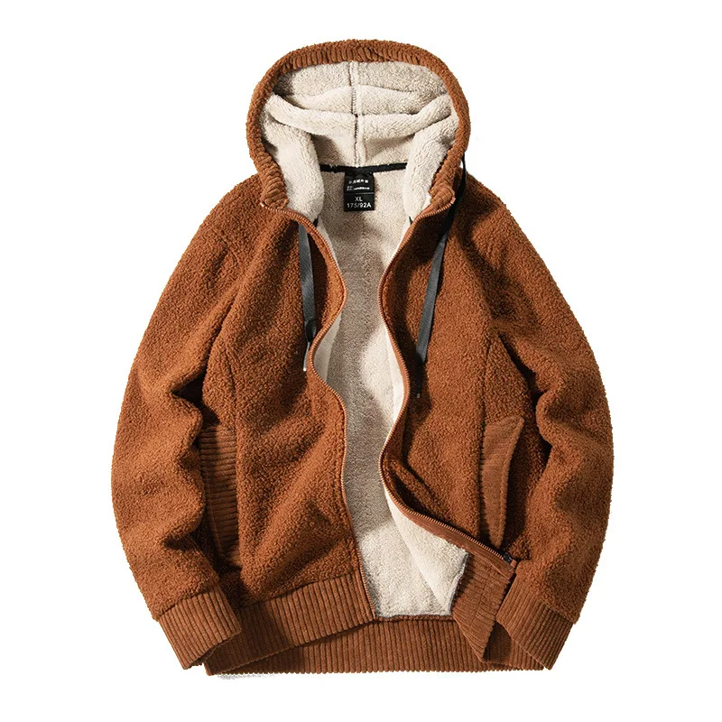 Basic Hooded Cardigan Jacket Warm Lamb Fleece Casual Warm Jackets for Women Men Loose Long Sleeve Outerwear Coat 2022 Autumn New
Basic Hooded Cardigan Jacket Warm Lamb Fleece Casual Warm Jackets for Women Men Loose Long Sleeve Outerwear Coat 2022 Autumn New