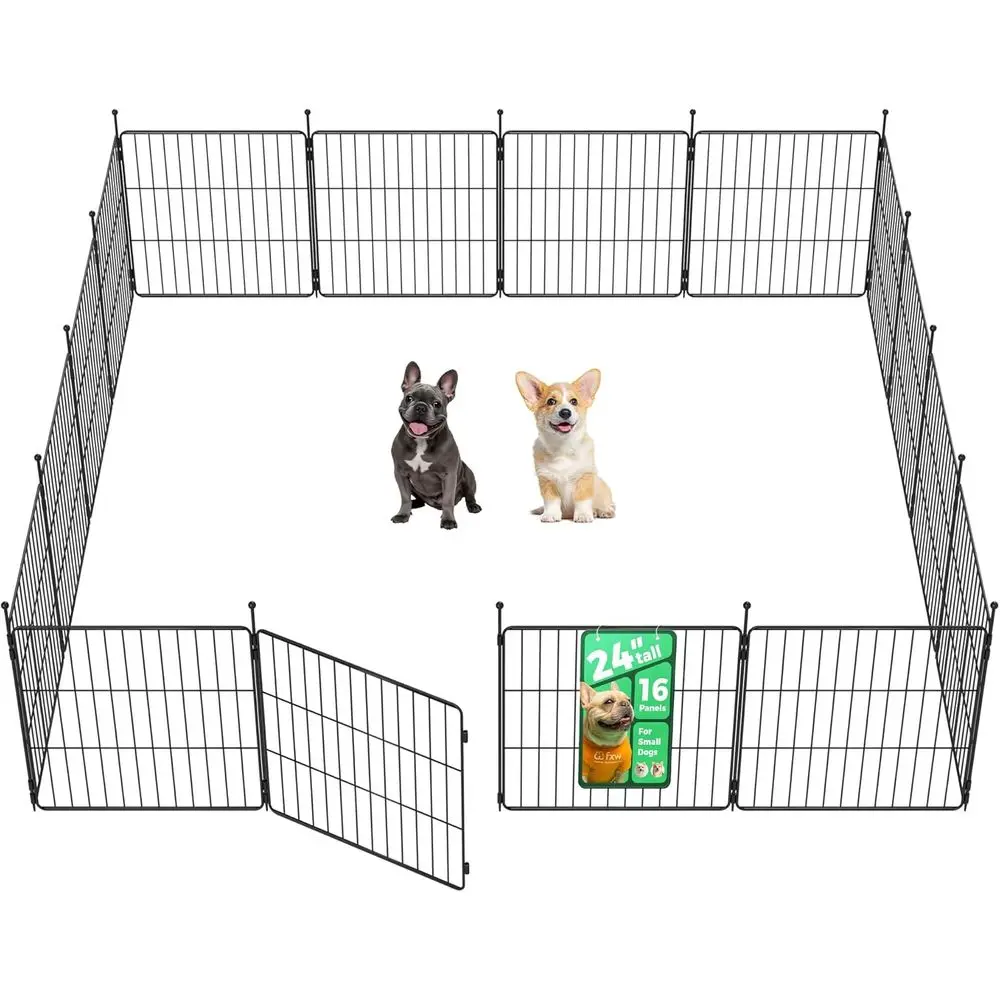Portable Expandable Dog Playpen for Yard, Camping, Indoor Use, Suitable for Puppies and Small Dogs, 24-inch, 16 Panels
Portable Expandable Dog Playpen for Yard, Camping, Indoor Use, Suitable for Puppies and Small Dogs, 24-inch, 16 Panels
