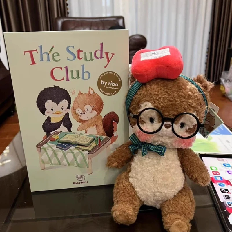 Bobonuts Squirrel Plush Toy Cute Soft Cuddly Comforting Doll With Glasses Red Head Decor Gift For Girls Birthday Valentine Day
Bobonuts Squirrel Plush Toy Cute Soft Cuddly Comforting Doll With Glasses Red Head Decor Gift For Girls Birthday Valentine Day