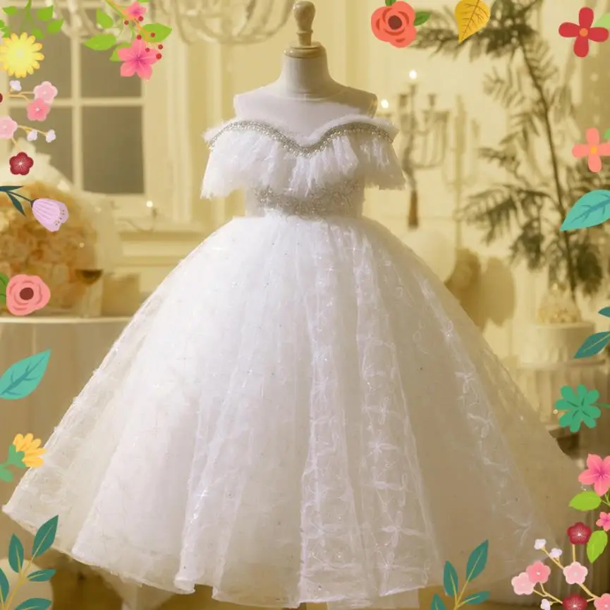 High-End Children's Evening Gown Host Piano Performance Wedding Birthday Girls Party Dresses A4123 Vestidos Bridesmaid Dresses
High-End Children's Evening Gown Host Piano Performance Wedding Birthday Girls Party Dresses A4123 Vestidos Bridesmaid Dresses