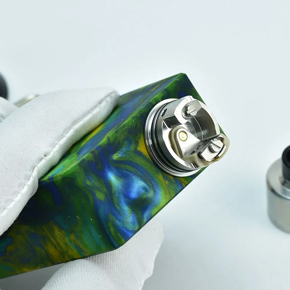 wolfcoolvape Hadaly Style RDA 22mm Rebuildable Dripping Atomizer 316 Stainless Steel with Bottom Feeder Pin for Squonk Mods
wolfcoolvape Hadaly Style RDA 22mm Rebuildable Dripping Atomizer 316 Stainless Steel with Bottom Feeder Pin for Squonk Mods