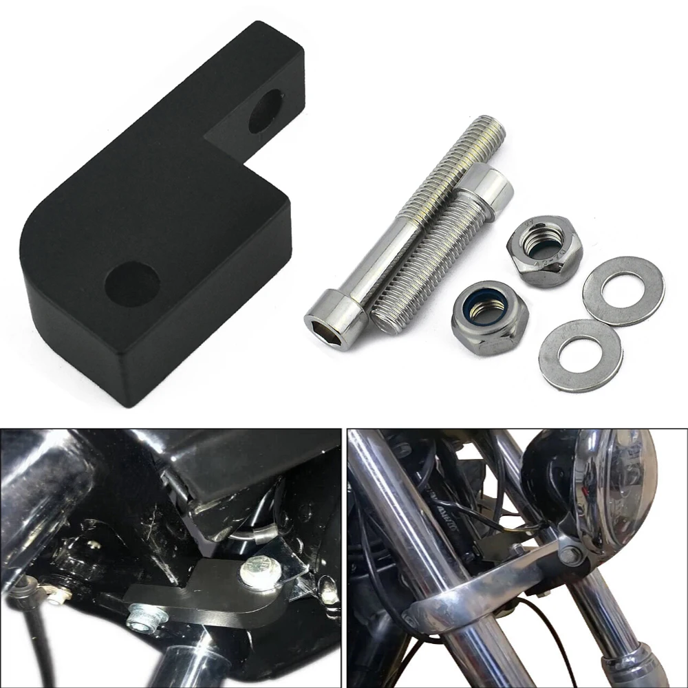 Motorcycle Headlight Extension Block Kit For Harley Dyna Super Glide FXDF FXDB FXDWG 39-49mm Fork Headlamp Relocation Bracket
Motorcycle Headlight Extension Block Kit For Harley Dyna Super Glide FXDF FXDB FXDWG 39-49mm Fork Headlamp Relocation Bracket