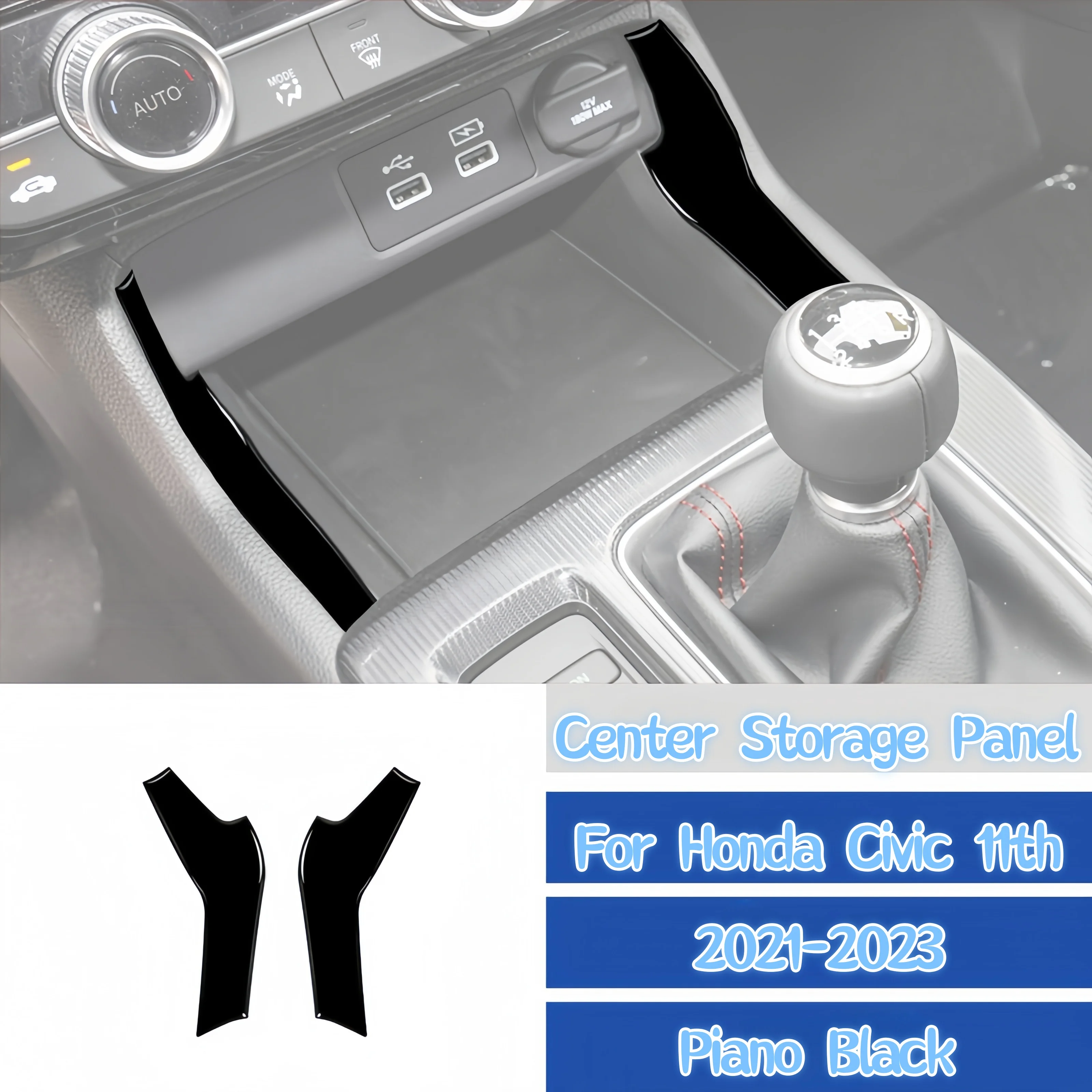 For Honda Civic 11th Gen 2021 2022 2023 Piano Black Interior Car Center Storage Panel Decoration Strips Trim Sticker Accessories
For Honda Civic 11th Gen 2021 2022 2023 Piano Black Interior Car Center Storage Panel Decoration Strips Trim Sticker Accessories