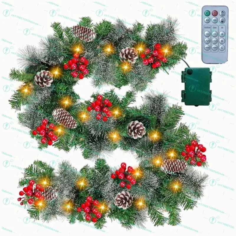 Christmas Garland Lifelike Waterproof Lighted Wreath Green Artificial Christmas Garland Outdoor Indoor
Christmas Garland Lifelike Waterproof Lighted Wreath Green Artificial Christmas Garland Outdoor Indoor