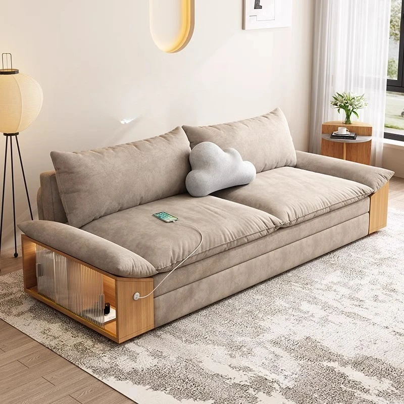 Solid wood sofa bed multi-functional foldable retractable storage dual-purpose single double 1.5 meters
Solid wood sofa bed multi-functional foldable retractable storage dual-purpose single double 1.5 meters