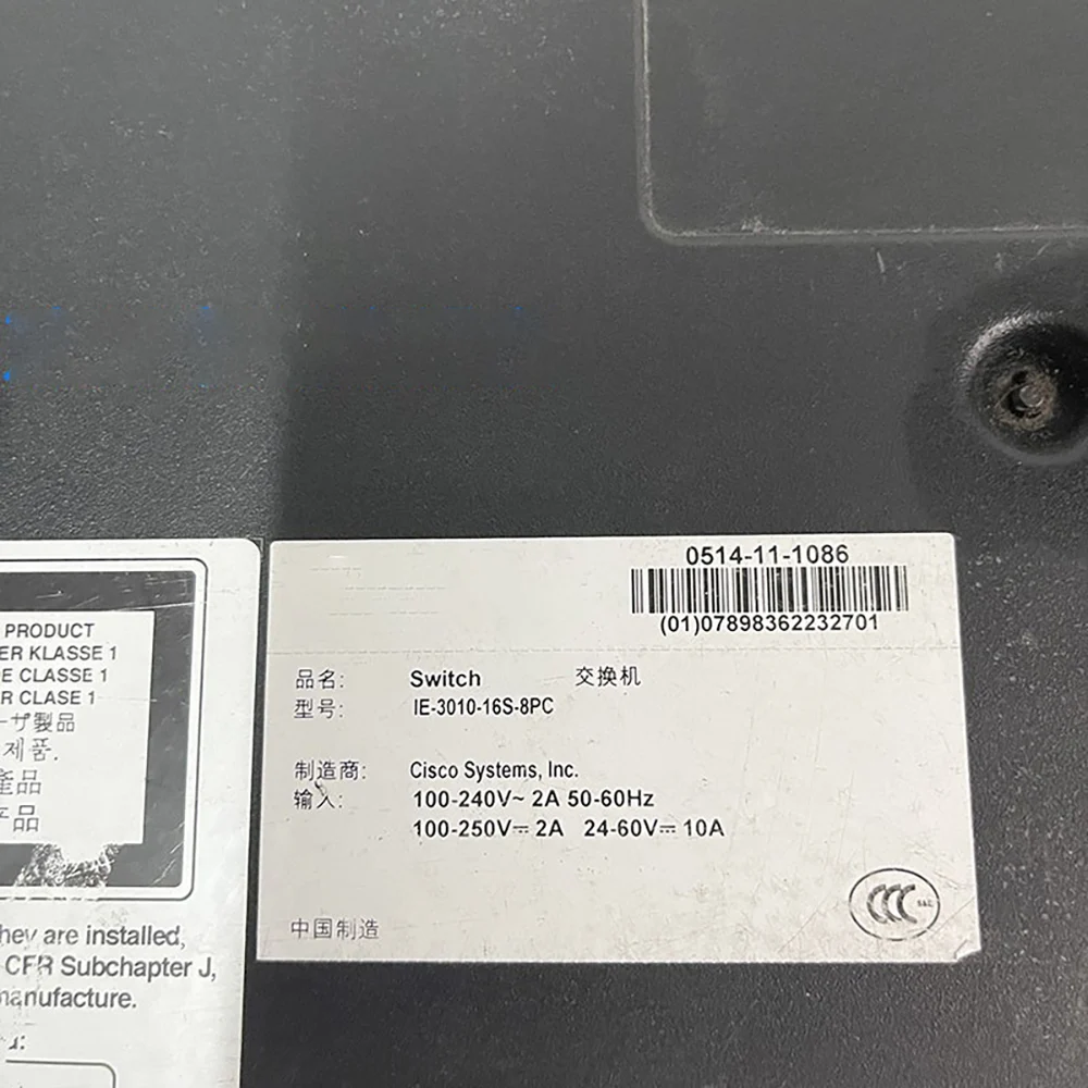 Для CISCO IE-3010-16S-8PC 16-портовый оптический порт SFP 8-гигабитный коммутатор питания POE
Для CISCO IE-3010-16S-8PC 16-портовый оптический порт SFP 8-гигабитный коммутатор питания POE