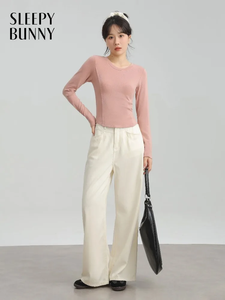 Women Crew Neck Slim Fit Long Sleeve Top Spring Sweet Style Base Layer Lady Casual Versatile Slimming Shirt Daily Wear Chic
Women Crew Neck Slim Fit Long Sleeve Top Spring Sweet Style Base Layer Lady Casual Versatile Slimming Shirt Daily Wear Chic