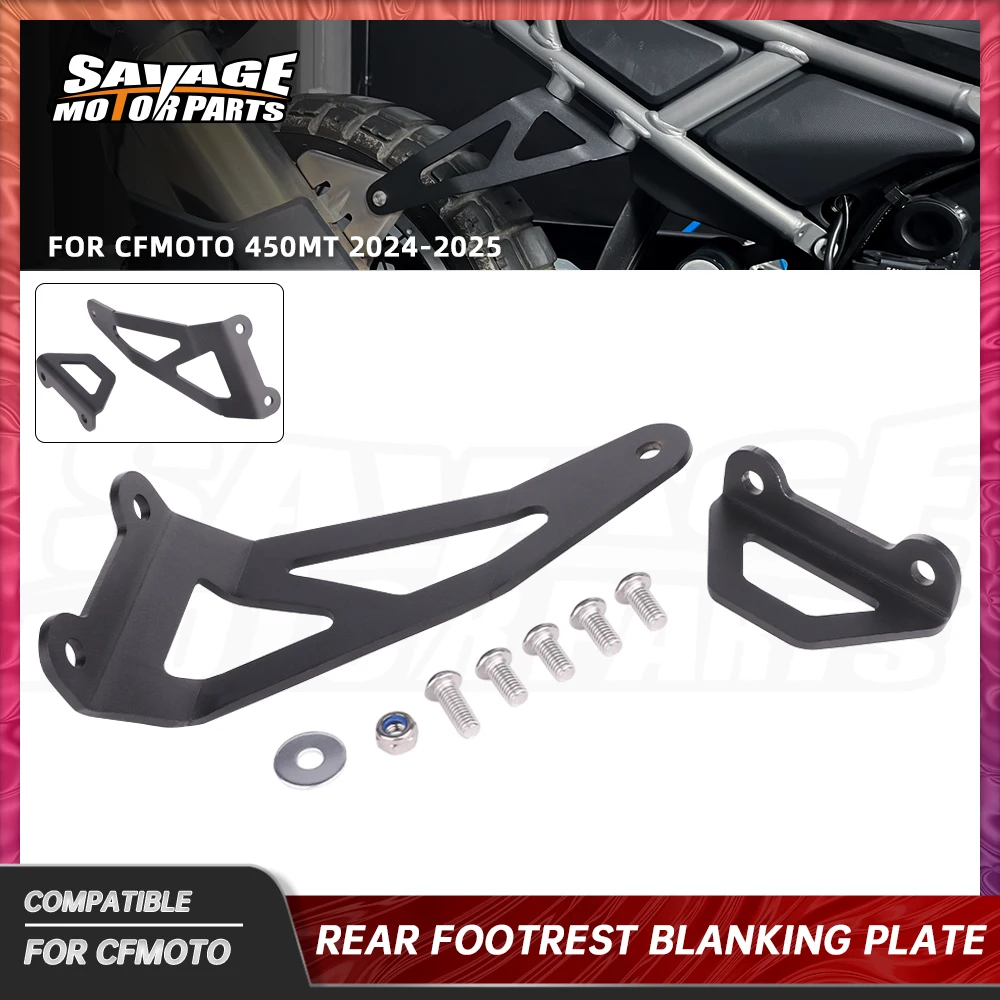 2024 For CFMOTO 450MT Rear Footrest Blanking Plate 450-MT 2025 Motorcycle Foot Peg Removes Exhaust Hanger Bracket Accessories
2024 For CFMOTO 450MT Rear Footrest Blanking Plate 450-MT 2025 Motorcycle Foot Peg Removes Exhaust Hanger Bracket Accessories