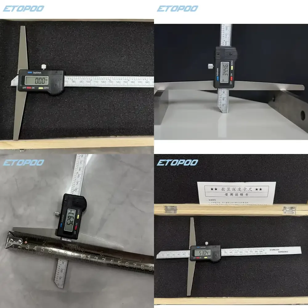 Range 0-200x150mm Digital Caliper Extended Length Depth Gauge High Precision Stainless Steel Electronic Measuring Calipers
Range 0-200x150mm Digital Caliper Extended Length Depth Gauge High Precision Stainless Steel Electronic Measuring Calipers