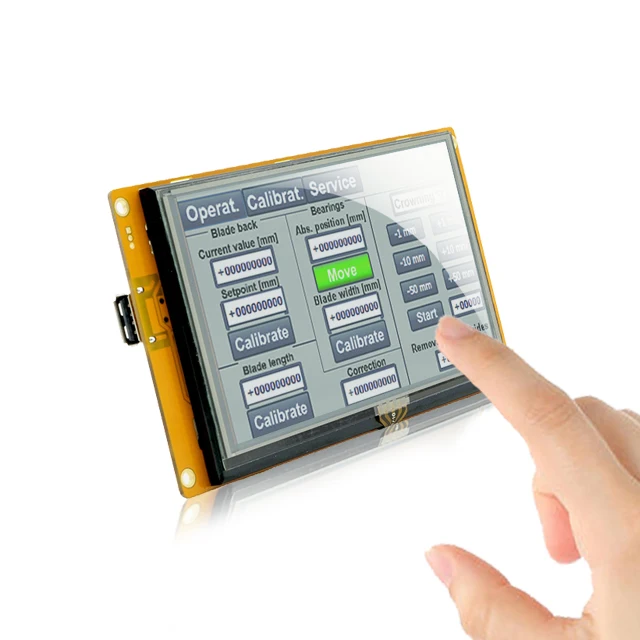 ЖК-дисплей 4,3 дюйма HMI TFT с сенсорной панелью + плата контроллера + программное обеспечение + RS232/RS485
ЖК-дисплей 4,3 дюйма HMI TFT с сенсорной панелью + плата контроллера + программное обеспечение + RS232/RS485