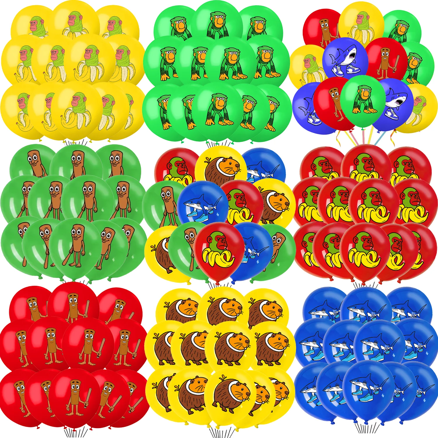 Italian Brainrot Balloons Happy Birthday Tung Tung Sahur Tralalelo Balloons Party Decor Disposable Tableware Cake Topper Toy
Italian Brainrot Balloons Happy Birthday Tung Tung Sahur Tralalelo Balloons Party Decor Disposable Tableware Cake Topper Toy 