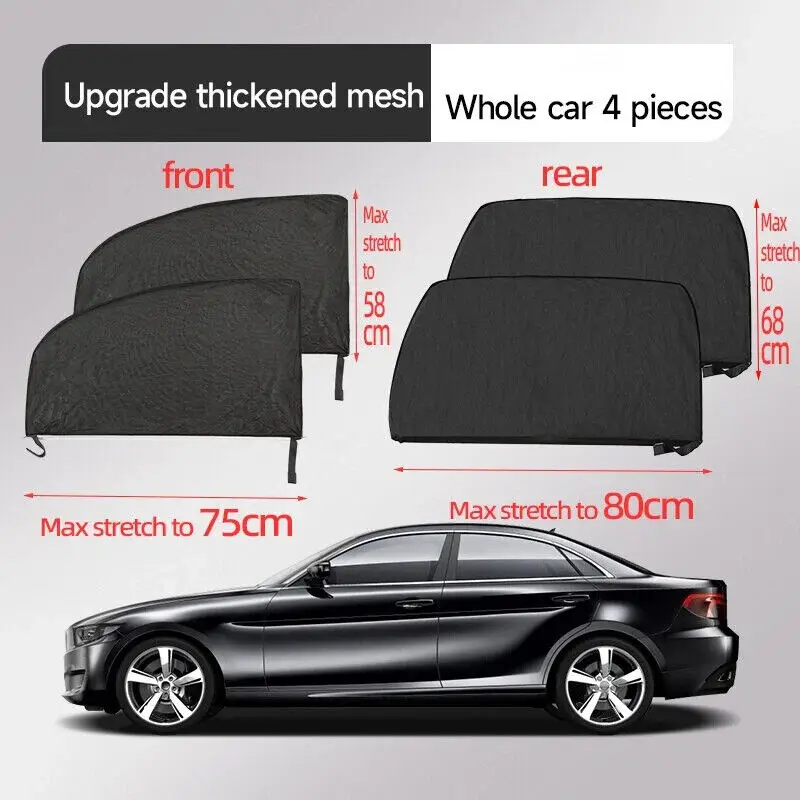 Ultimate Car Side Window Sunshade Mesh Cover Mosquito Net Privacy Guard Automobile External Accessories Heat Block UV Protection
Ultimate Car Side Window Sunshade Mesh Cover Mosquito Net Privacy Guard Automobile External Accessories Heat Block UV Protection
