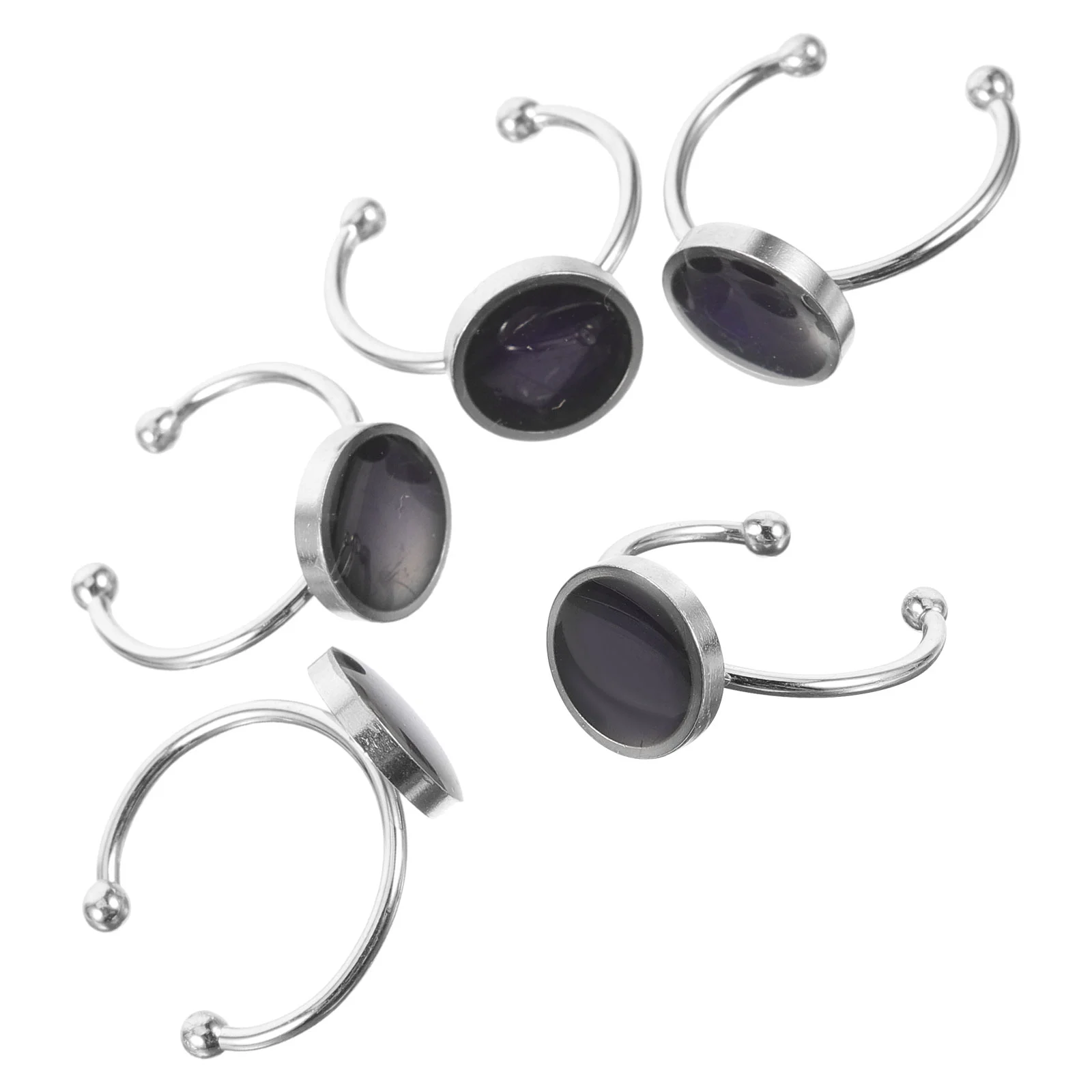 5 Pcs Mood Rings for Female Men Temperature Change Sensing Blanks Jewelry Making
5 Pcs Mood Rings for Female Men Temperature Change Sensing Blanks Jewelry Making