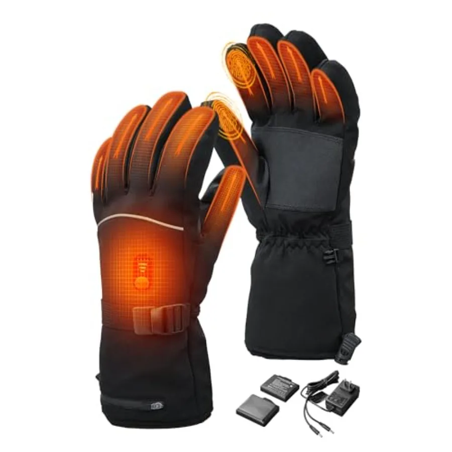Heated Gloves for Men Women 7.4V Rechargeable Electric Heated Gloves for Winter Arthritis Hands Motorcycle Riding
Heated Gloves for Men Women 7.4V Rechargeable Electric Heated Gloves for Winter Arthritis Hands Motorcycle Riding