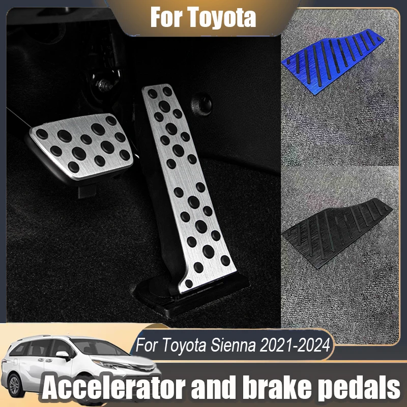 Для Toyota Sienna 2021 2022 2023 2024, педали акселератора и тормоза, декоративная рамка для педали отдыха, модификация салона автомобиля
Для Toyota Sienna 2021 2022 2023 2024, педали акселератора и тормоза, декоративная рамка для педали отдыха, модификация салона автомобиля