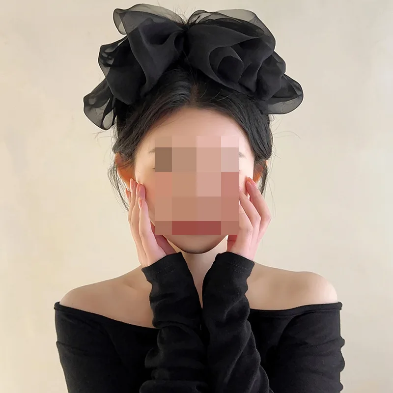 Ethereal Black Mesh Butterfly Bow Spring Clip Heightening Crown for Back Head Ponytail Updo Office Festival
Ethereal Black Mesh Butterfly Bow Spring Clip Heightening Crown for Back Head Ponytail Updo Office Festival