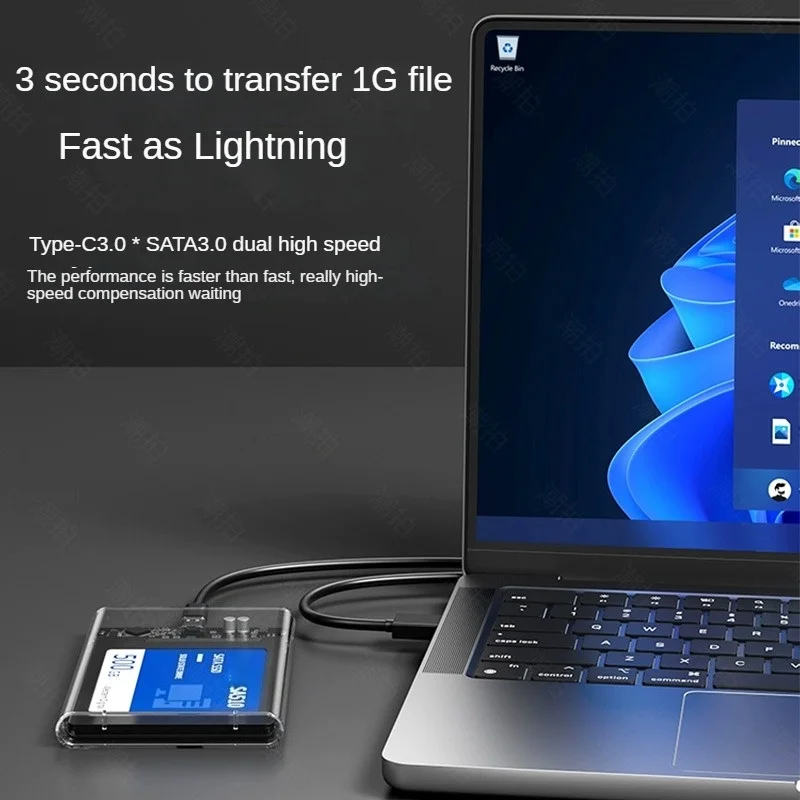 2,5-дюймовый корпус внешнего жесткого диска USB 3.0, адаптер Type-C к SATA для ноутбука, совместимый с SATA SSD/HDD
2,5-дюймовый корпус внешнего жесткого диска USB 3.0, адаптер Type-C к SATA для ноутбука, совместимый с SATA SSD/HDD