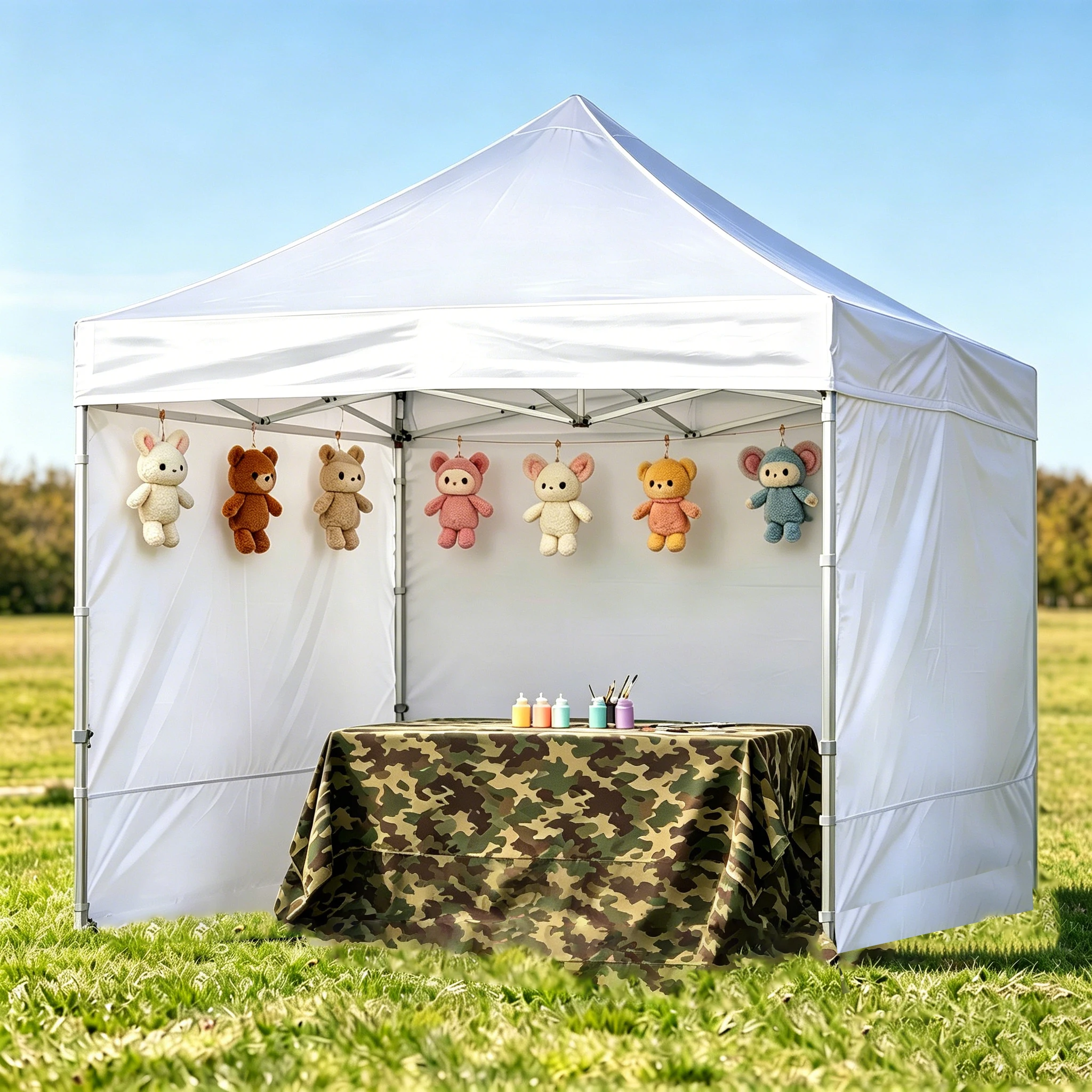 rj-High Recommended Supermarket Retail White 600D 100% Polyester Fabric Trade Show Tent%
rj-High Recommended Supermarket Retail White 600D 100% Polyester Fabric Trade Show Tent%