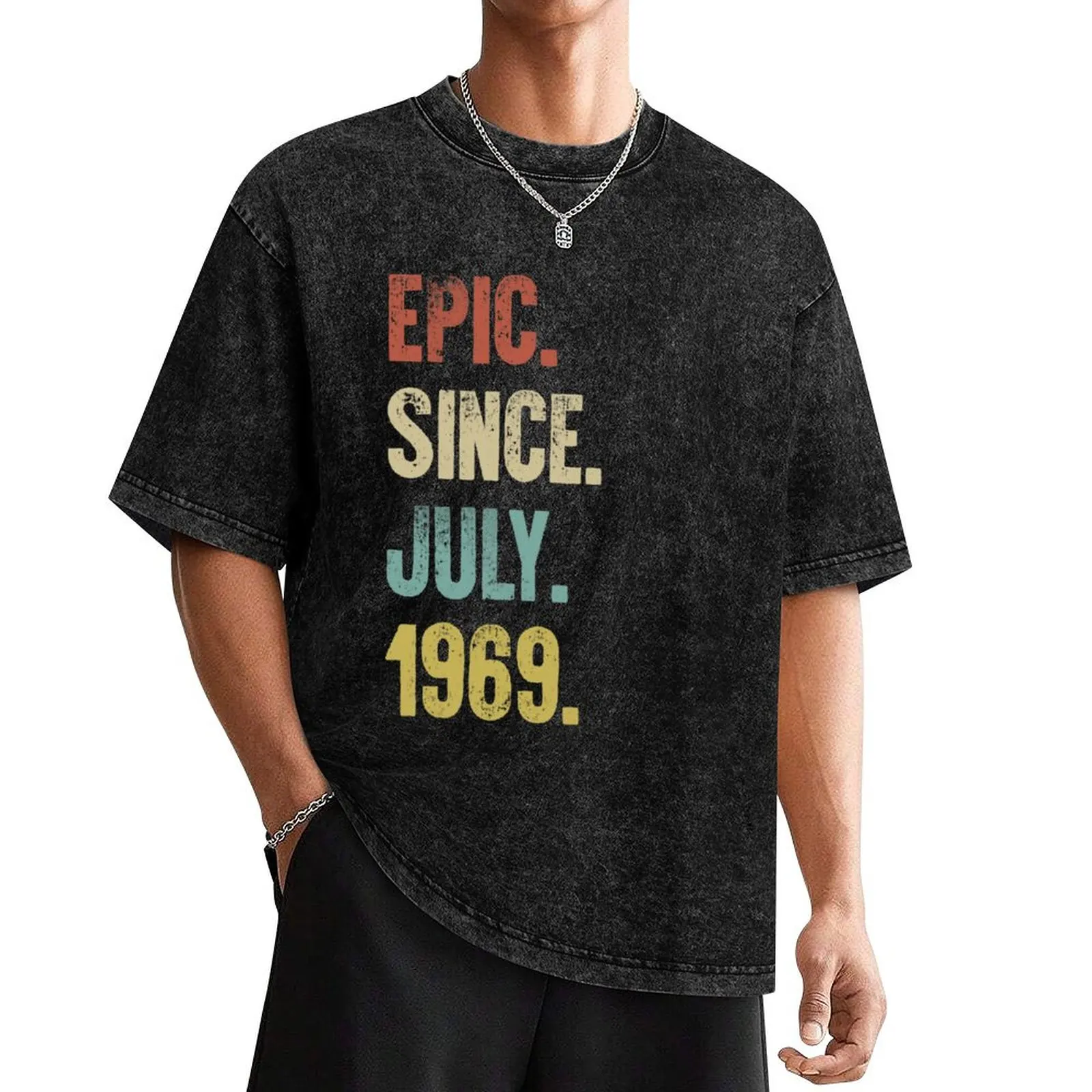 Retro Vintage 50th Birthday Epic Since July 1969 T-Shirt oversized graphic tee anime clothes t shirt men
Retro Vintage 50th Birthday Epic Since July 1969 T-Shirt oversized graphic tee anime clothes t shirt men