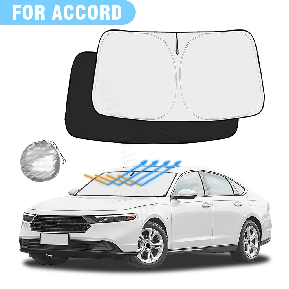 For Honda Accord 2023-2025 2026 Windshield Sunshade Cover Front Window UV Protection Visor Sun Shade Vehicle Interior Accessory
For Honda Accord 2023-2025 2026 Windshield Sunshade Cover Front Window UV Protection Visor Sun Shade Vehicle Interior Accessory