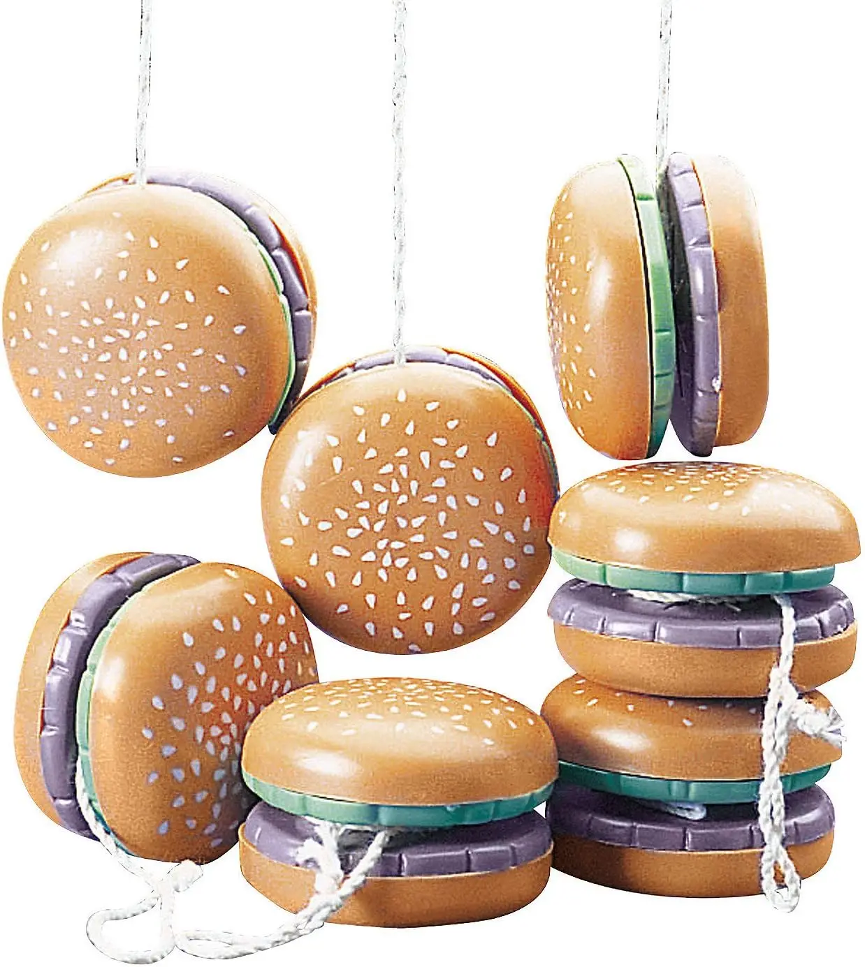 Hamburger Yo-Yo Toys Set of 12 for Party Favors and Giveaways
Hamburger Yo-Yo Toys Set of 12 for Party Favors and Giveaways