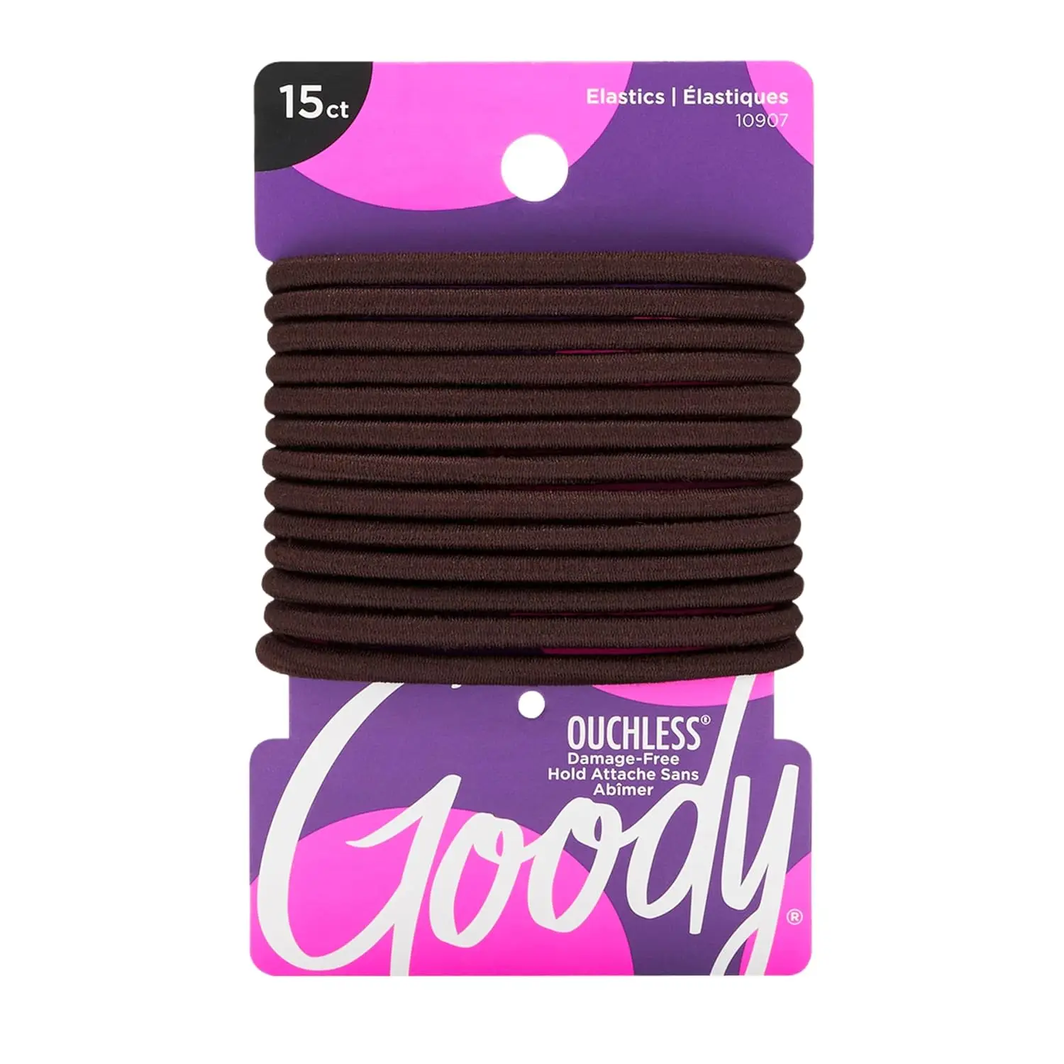 Ouchless Hair Elastics – No Pull, No Breakage, Tangle-Free Hold for Thick, Curly, Coily & Textured Hair – 15 Count, Brown, Long-
Ouchless Hair Elastics – No Pull, No Breakage, Tangle-Free Hold for Thick, Curly, Coily & Textured Hair – 15 Count, Brown, Long-
