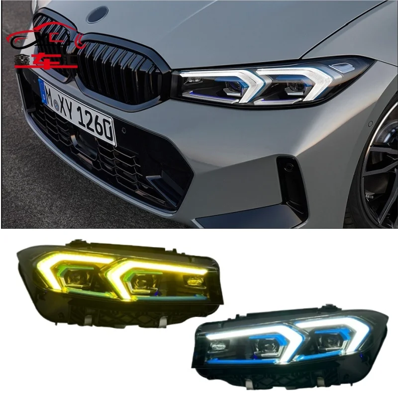 For 2023-2025 BMW 3 Series headlight assembly G20G28 LED headlights, modified for dual-color headlights.With lens
For 2023-2025 BMW 3 Series headlight assembly G20G28 LED headlights, modified for dual-color headlights.With lens
