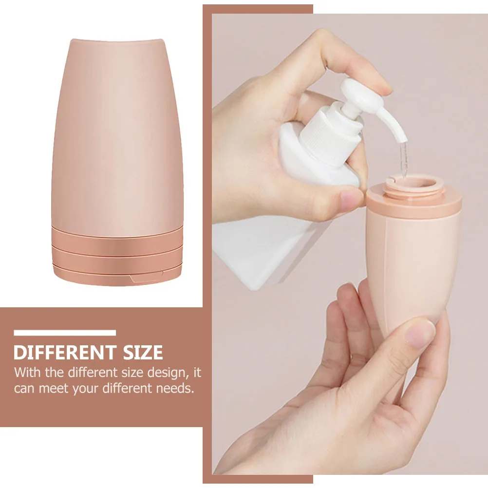 4Pcs Portable Leakproof Pp+silicone Lotion Bottles for Travel Cosmetics Moisturizers Dispensers
4Pcs Portable Leakproof Pp+silicone Lotion Bottles for Travel Cosmetics Moisturizers Dispensers