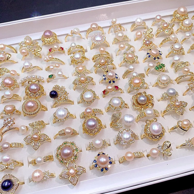 10/30pcs/lot Wholesale Mix Style Luxury Pearl Adjust Finger Rings for Women Wedding Jewelry Small Zircon Flower Butterfly Gifts
10/30pcs/lot Wholesale Mix Style Luxury Pearl Adjust Finger Rings for Women Wedding Jewelry Small Zircon Flower Butterfly Gifts