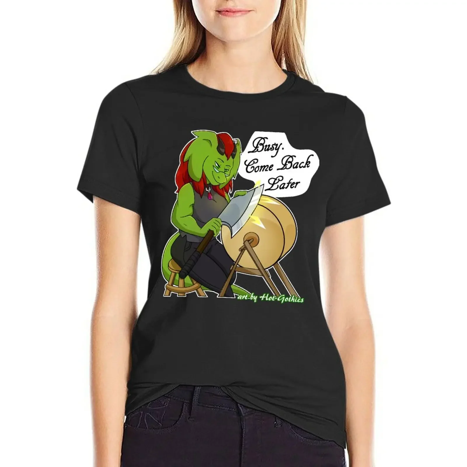 Retsis - Sharpening Axe, Busy. Come Back Later T-Shirt cute clothes graphics vintage animal print black t-shirts for Women
Retsis - Sharpening Axe, Busy. Come Back Later T-Shirt cute clothes graphics vintage animal print black t-shirts for Women
